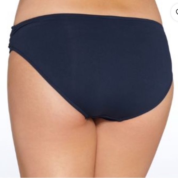NWOT Seafolly Women's Twist Band Hipster bottom new without tag navy blue - Picture 2 of 13